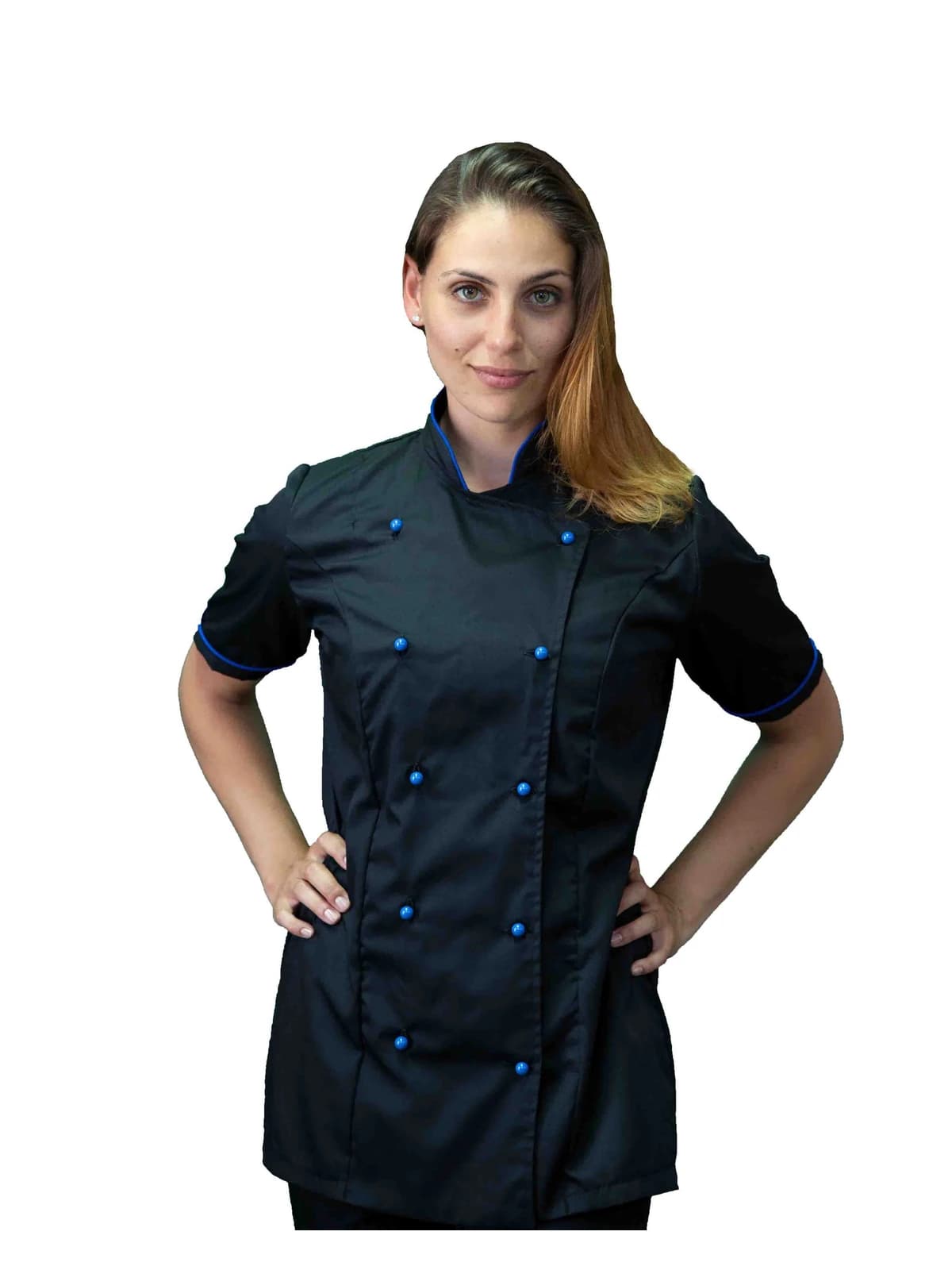 giacca cuoco donna, casacca per cucina e ristoranti, divisa chef professionale